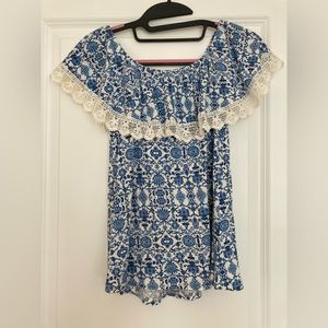 Off The Shoulder Floral Top